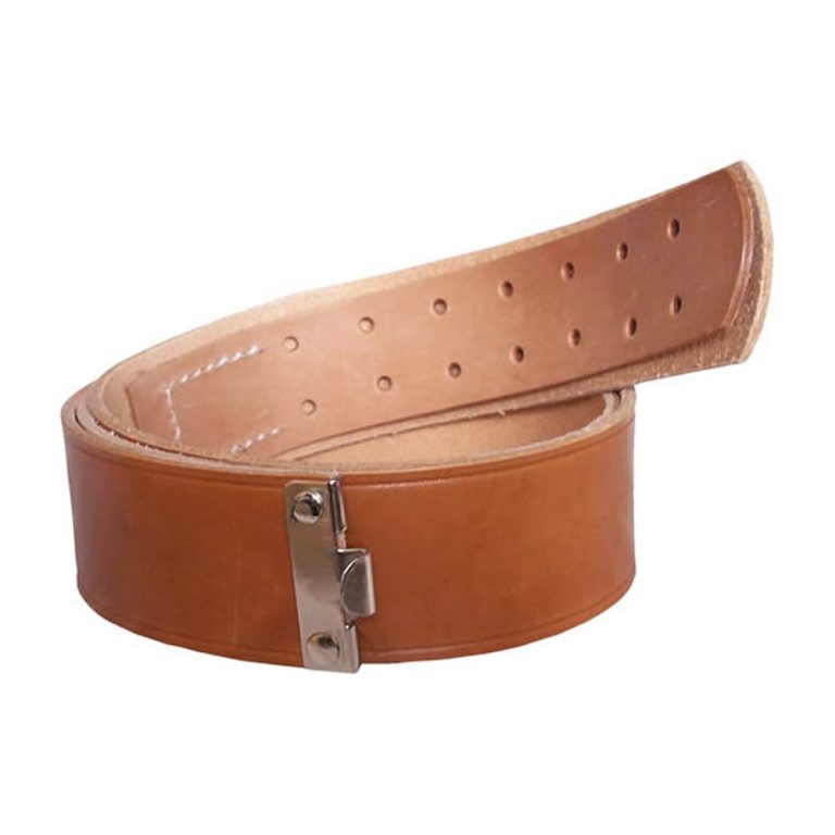 Koppelgürtel ohne Koppelschloss aus braunem Vollrindsleder Koppelgürtel ohne Koppelschloss aus braunem Vollrindsleder