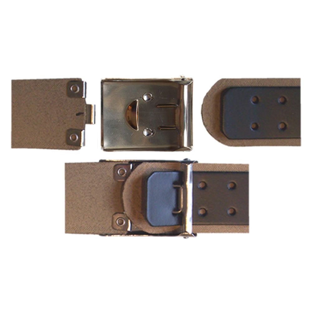 Beispiel Rückseite Koppelschloss mit montiertem Koppelgürtel